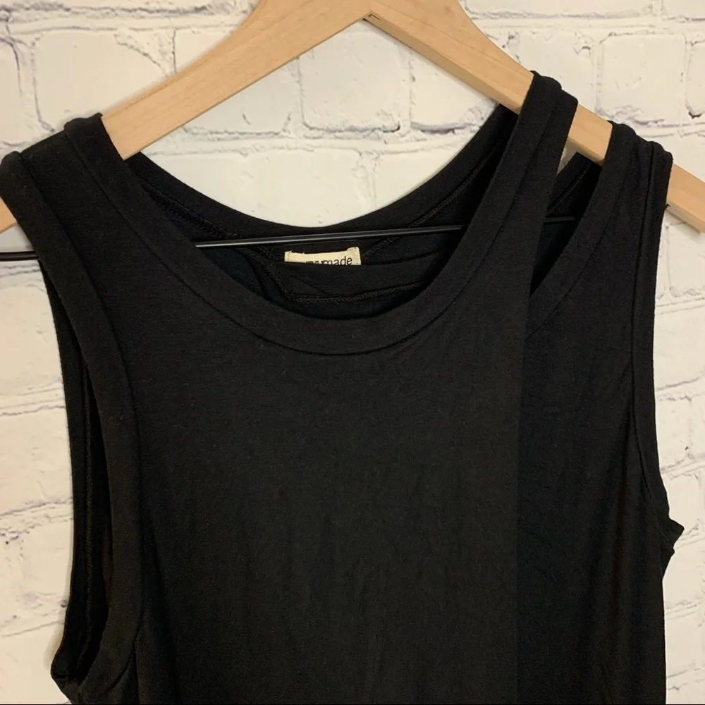 Revolve LAmade Salton Tank Dress Raven Size Small NWT